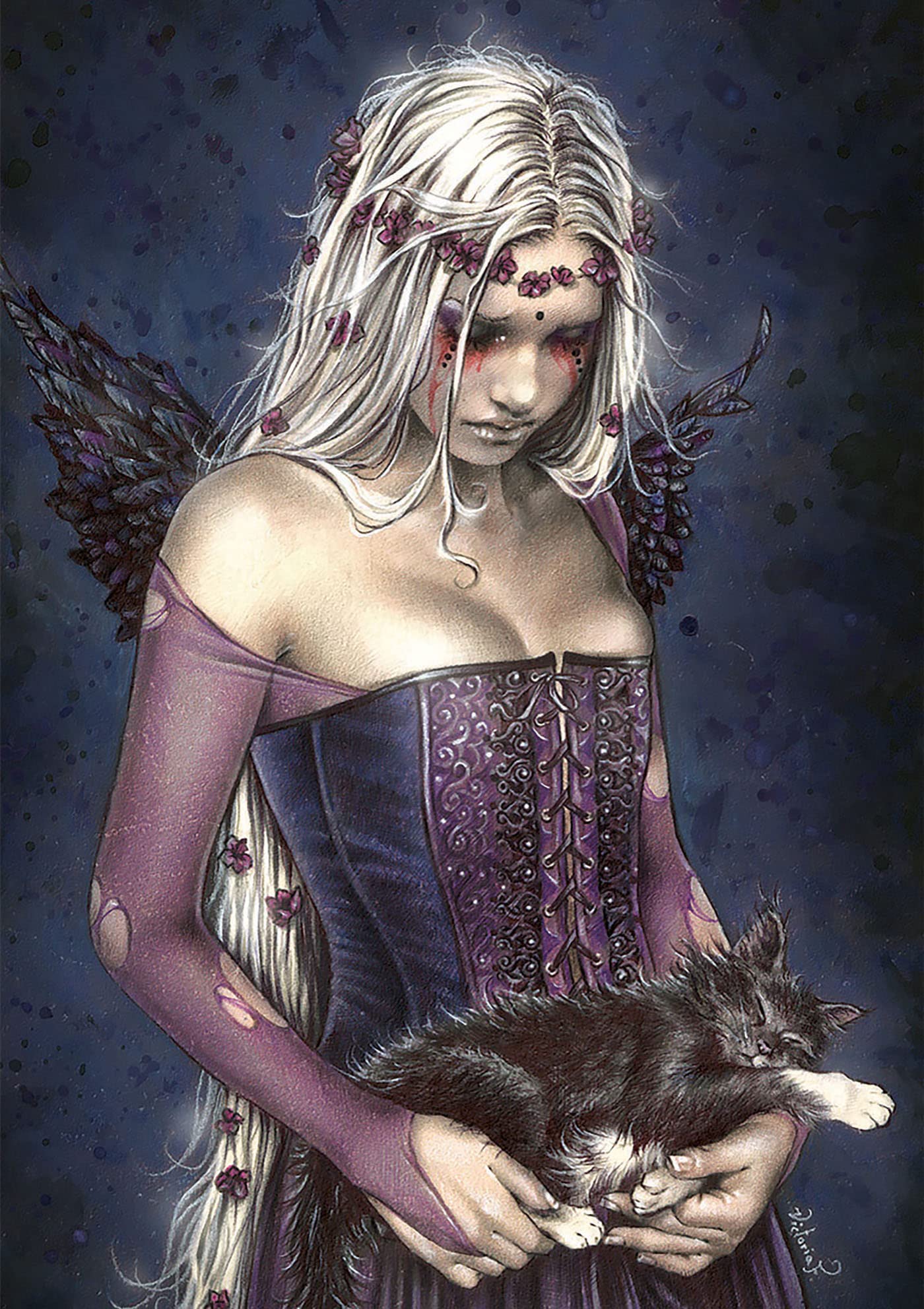 educa-angel-of-death-1000-teile-puzzle-gothic-victoria-frances image 2