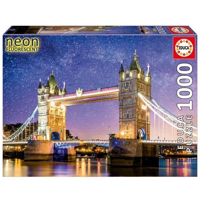 educa-19930-tower-bridge-neon-puzzle-1000-teile-leuchtend image 1