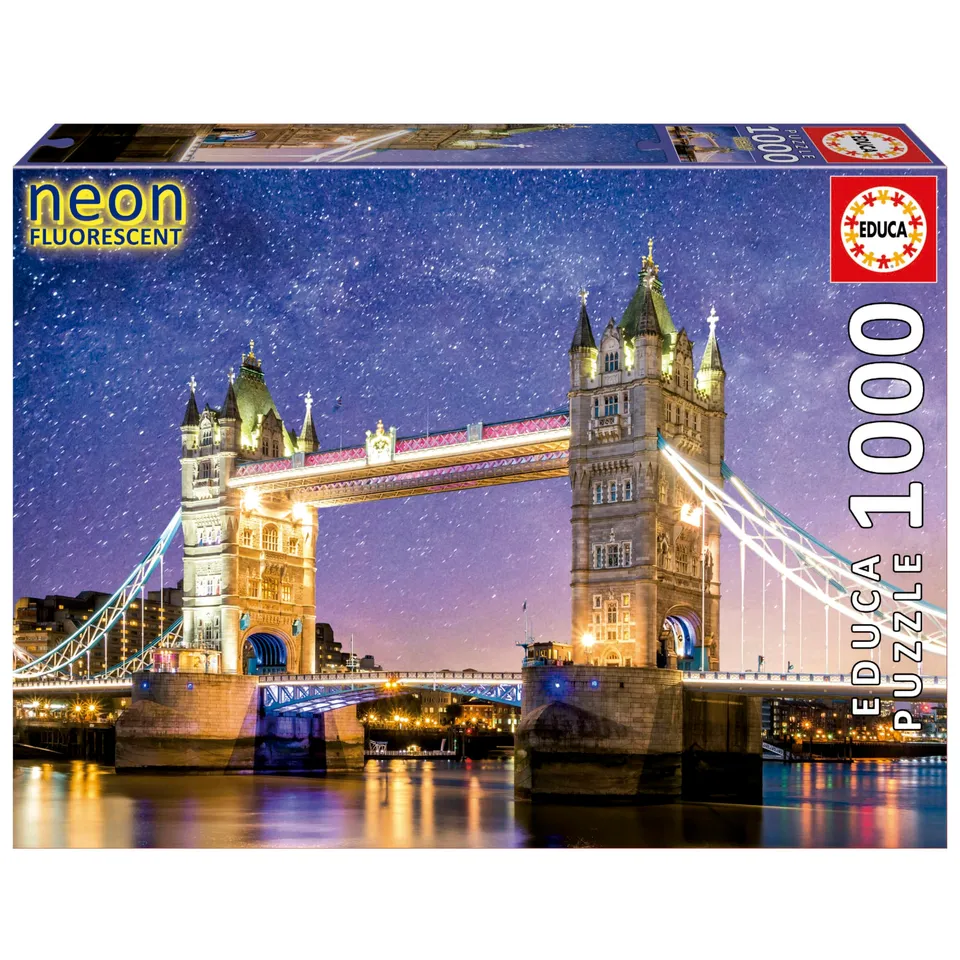 educa-19930-tower-bridge-neon-puzzle-1000-teile-leuchtend image 1