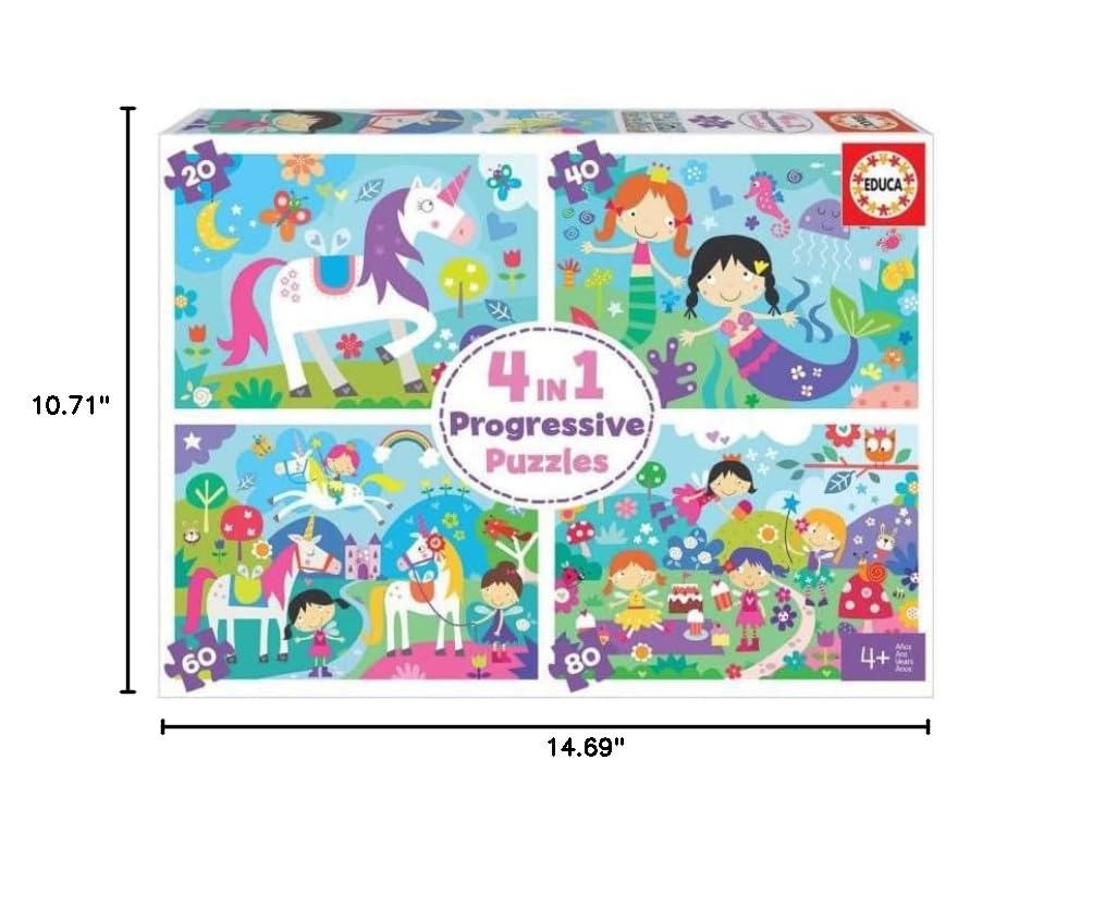 educa-fantasiewelten-kinderpuzzle-4in1-20-40-60-80-teile-ab-4 image 3