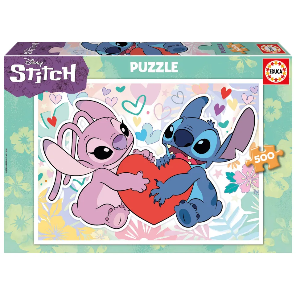 educa-19911-stitch-puzzle-500-teile-disney-ab-8-jahren image 1