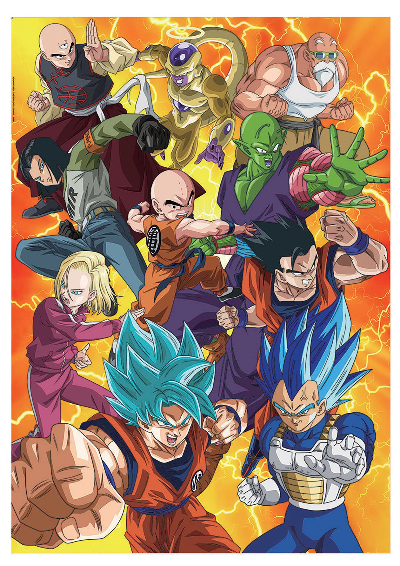 educa-dragon-ball-super-puzzle-500-teile-anime-34x48-cm image 2