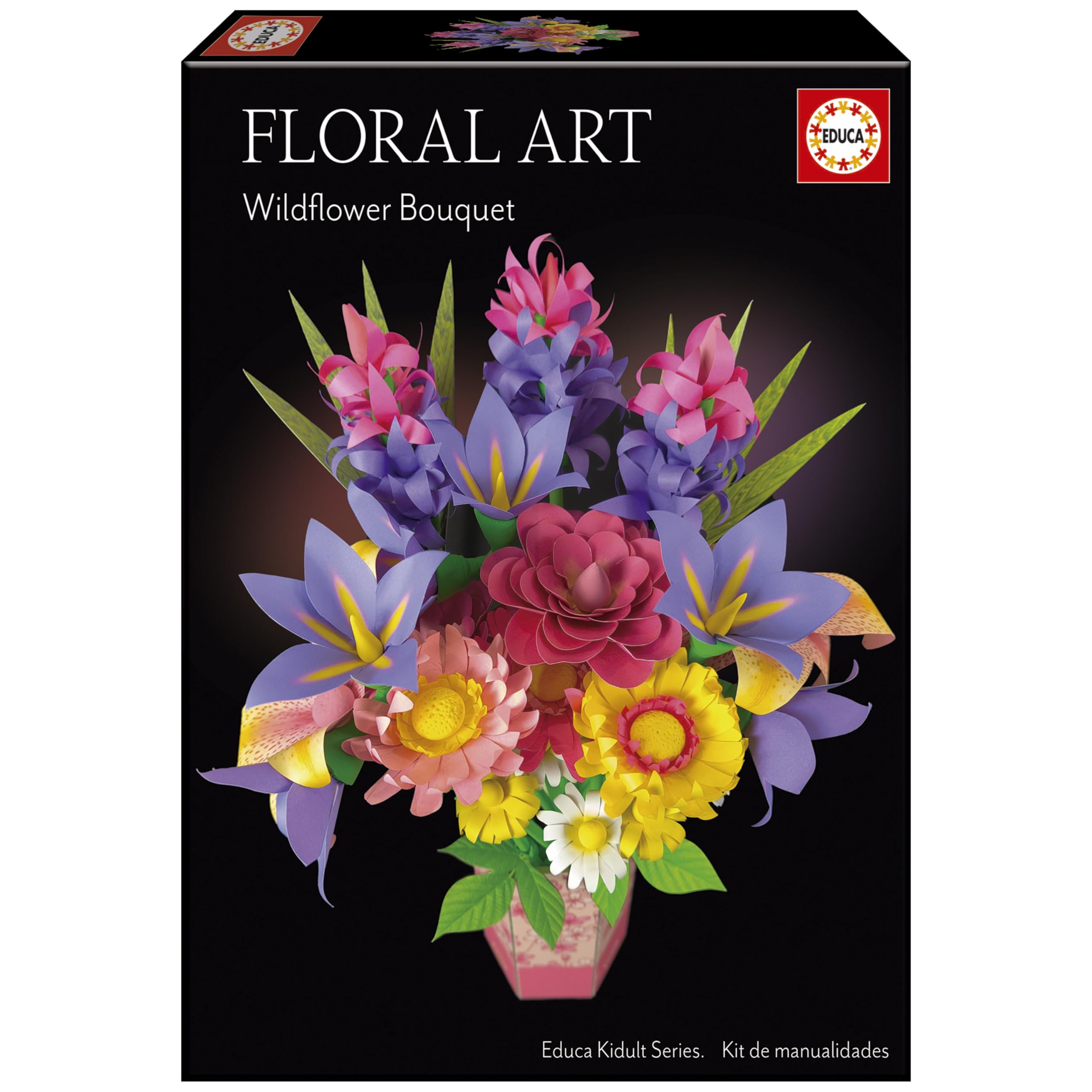 educa-floral-art-strau-wilder-blumen-bastelset-19-blumen image 1