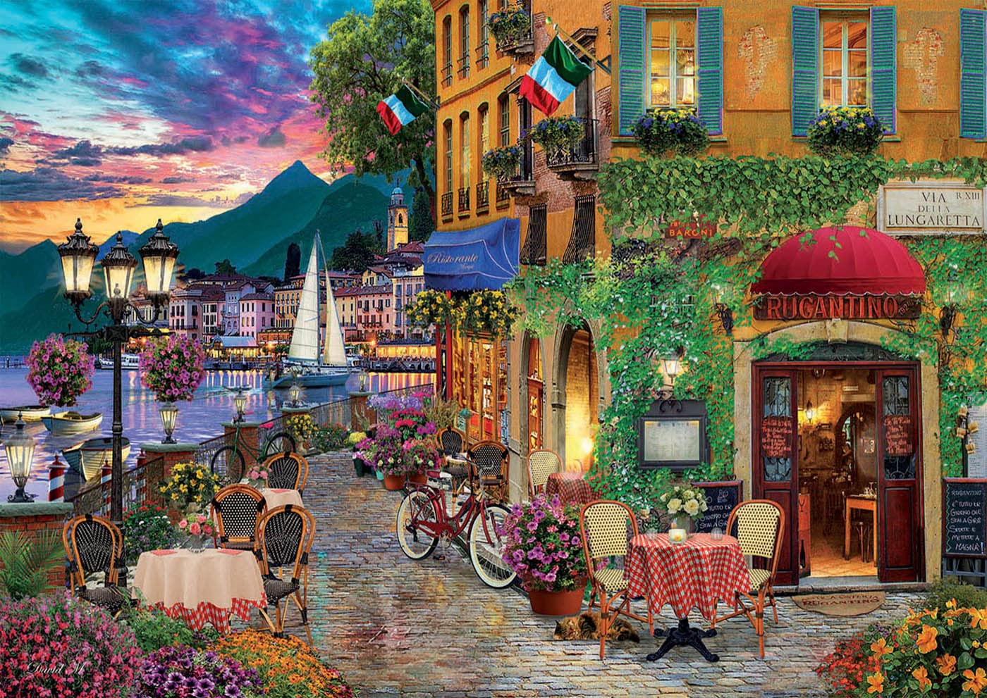educa-18009-italianita-puzzle-2000-teile-italien-ristorante image 2