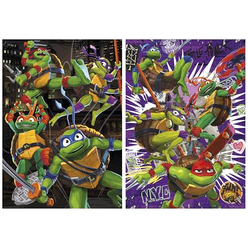 educa-ninja-turtles-19916-puzzle-2x500-teile-set image 5