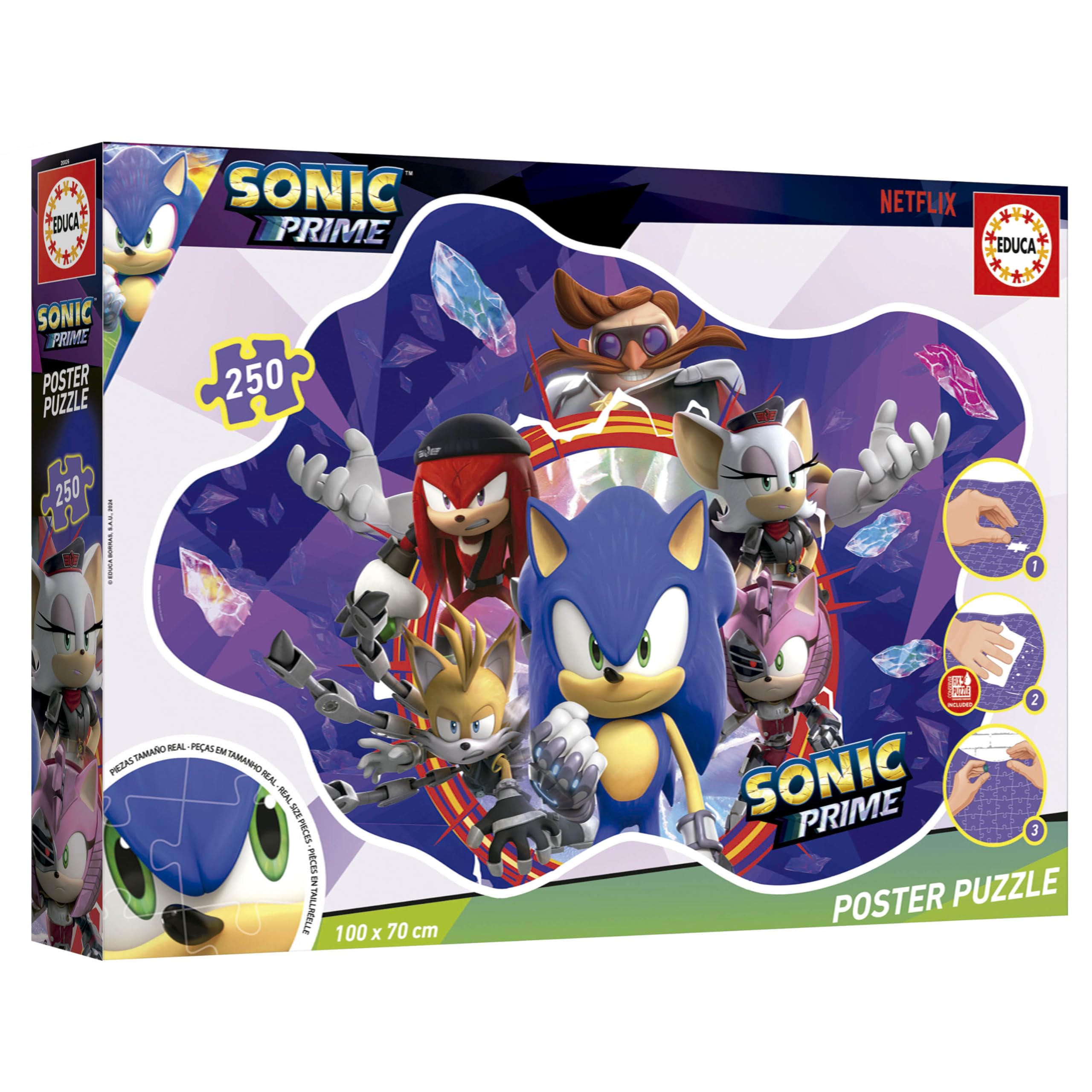 educa-sonic-prime-poster-puzzle-250-teile-xxl-100x70-cm-ab-8 image 4