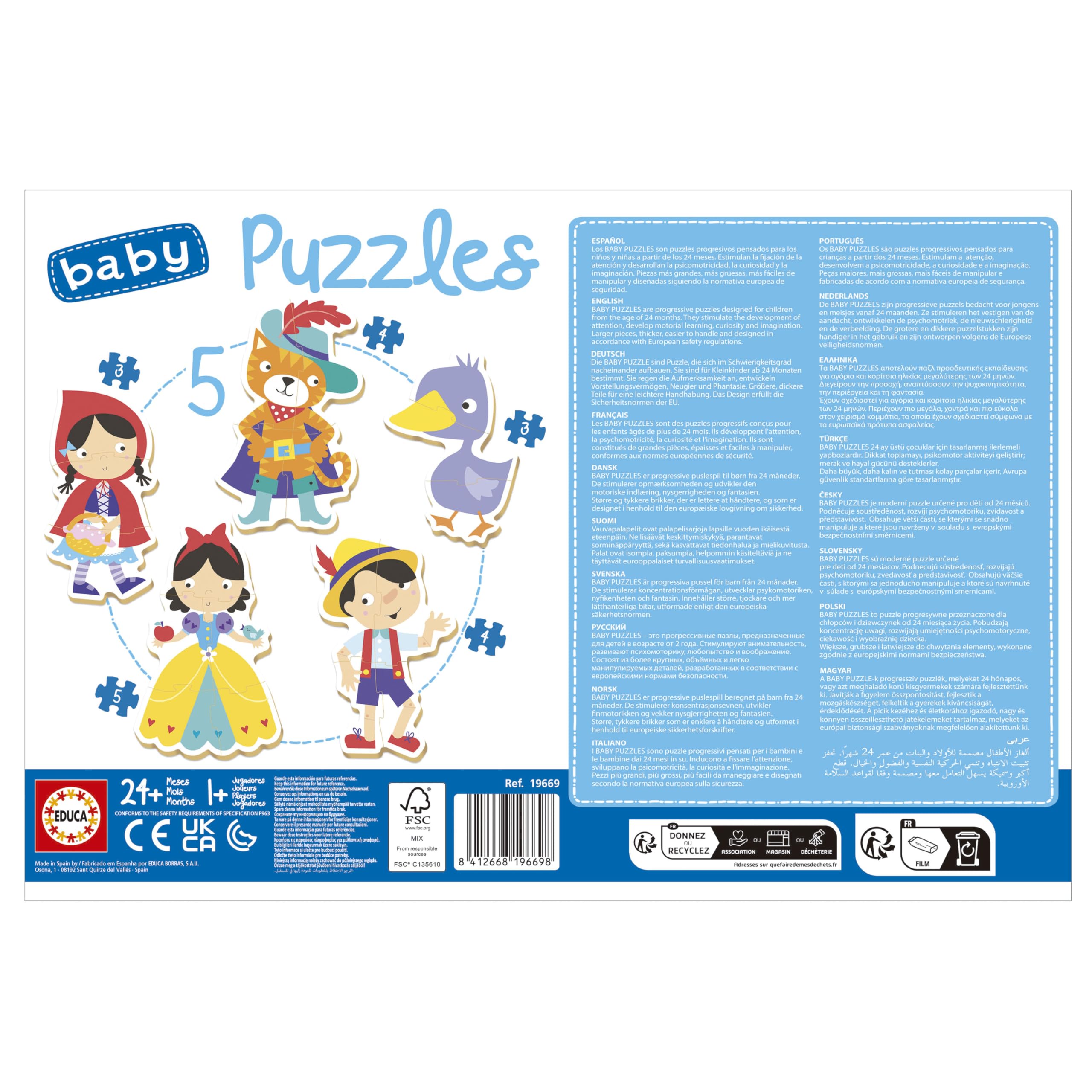 educa-baby-puzzle-m-rchen-5in1-3-5-teile-ab-2-jahren-19669 image 2