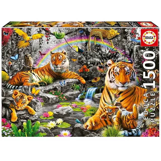 educa-tiger-im-dschungel-puzzle-1500-teile-ab-14-jahren image 1