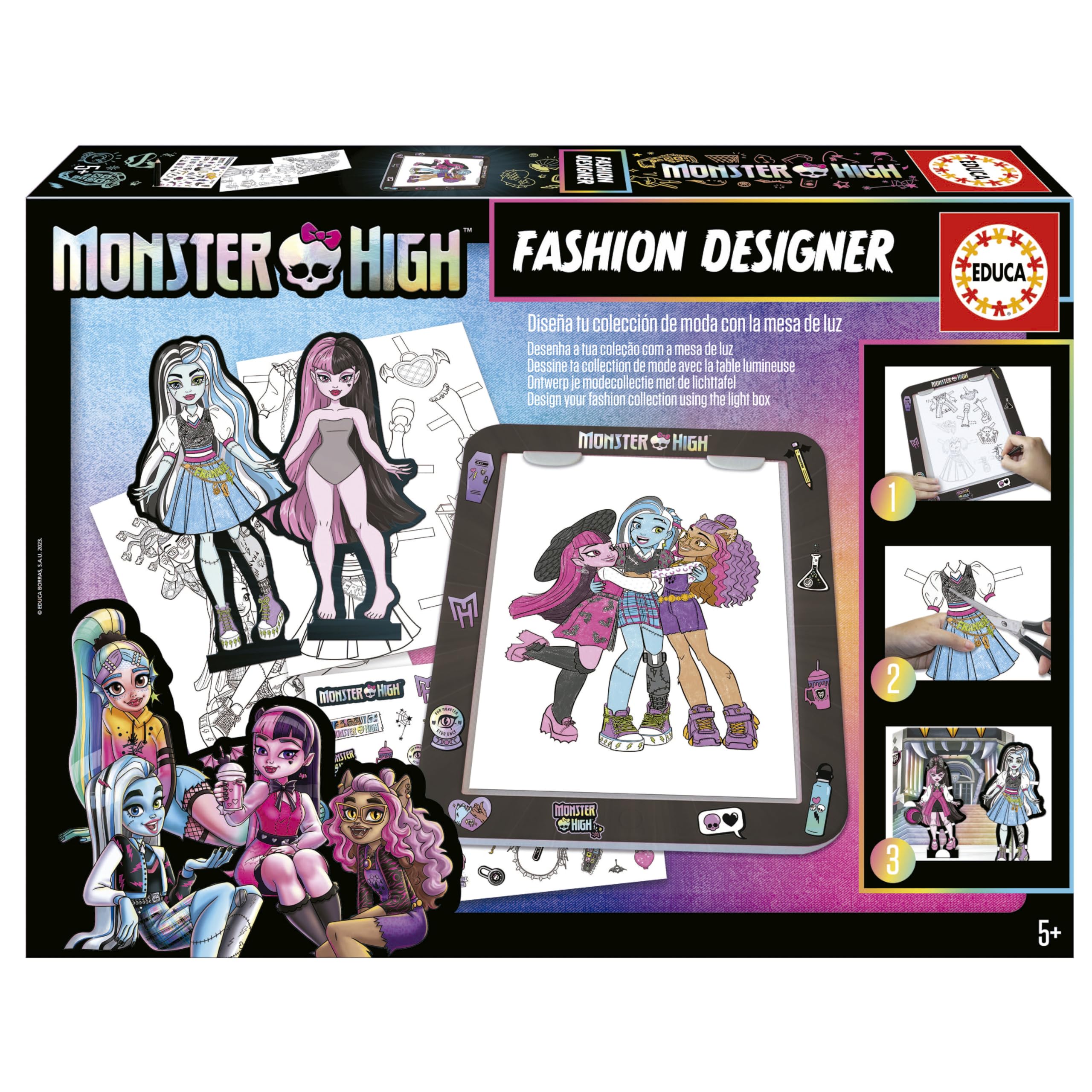 educa-monster-high-designtafel-bastelset-ab-5-jahren image 1