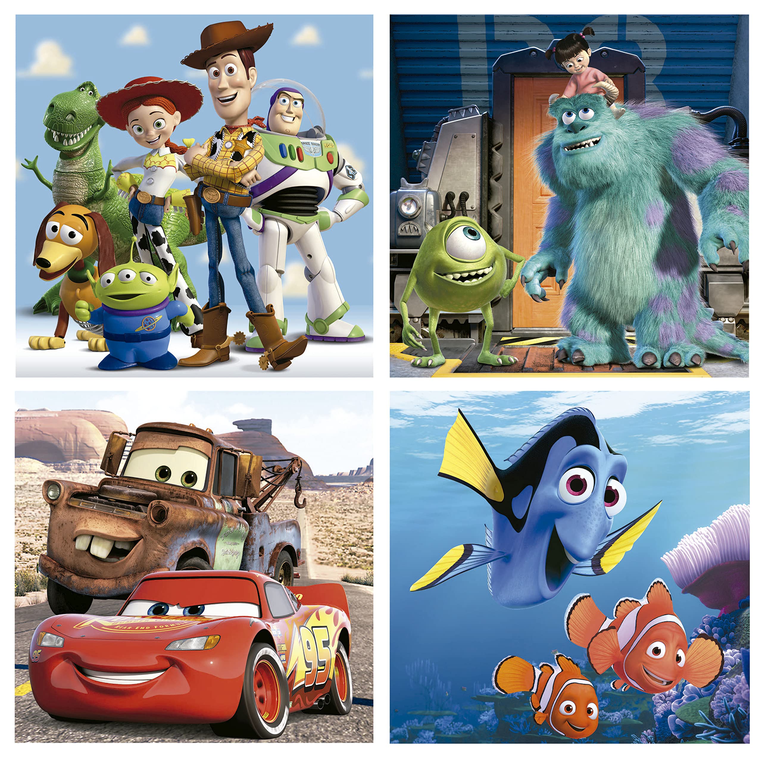 educa-pixar-filme-19681-puzzle-4in1-12-16-20-25-teile-ab-3-jahren image 2