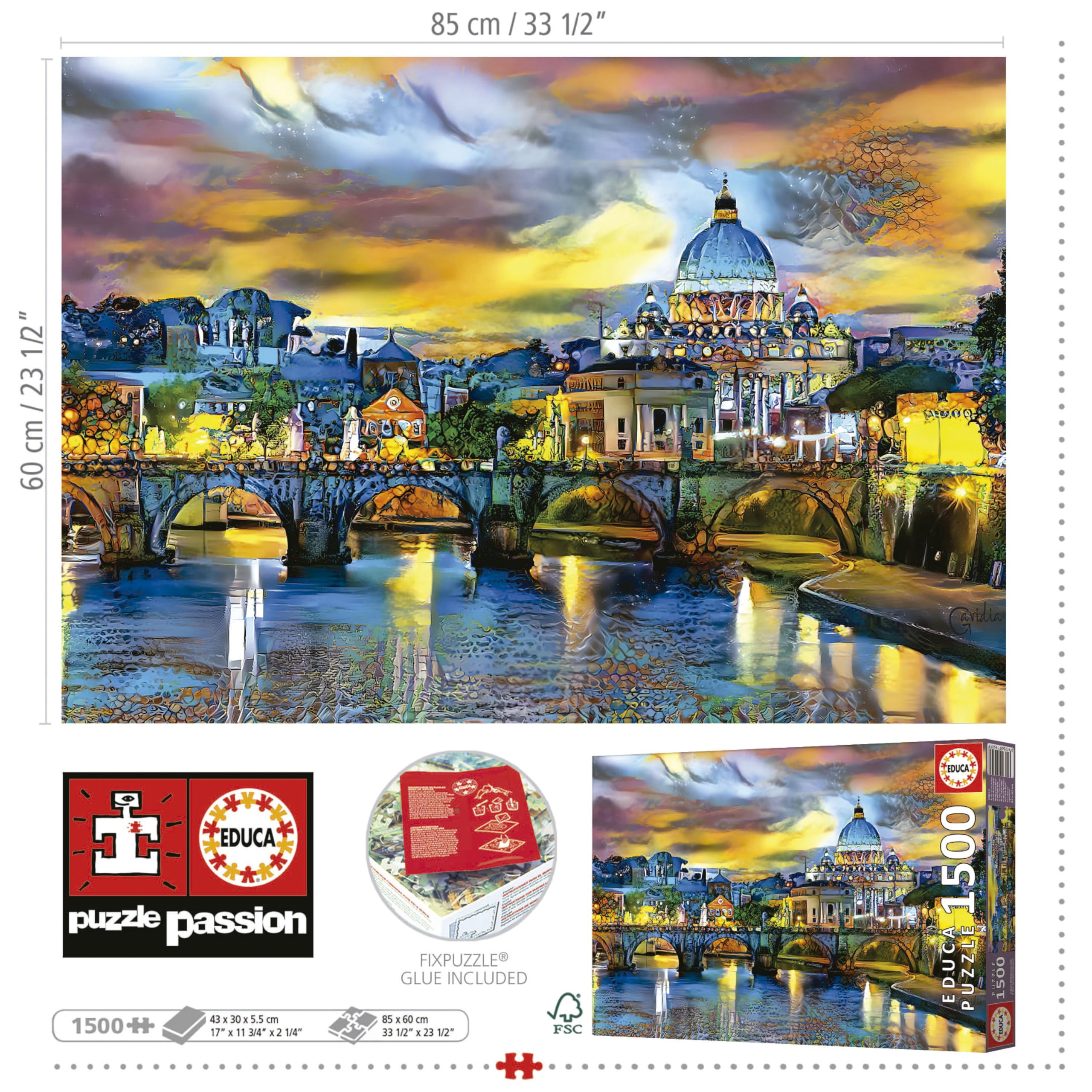 educa-petersdom-engelsbr-cke-1500-teile-puzzle-rom image 3