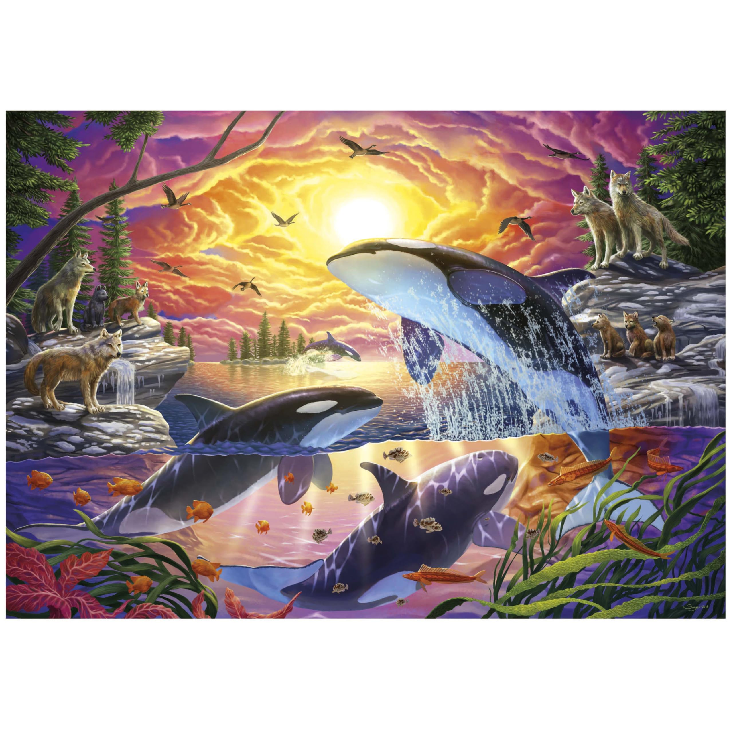educa-20259-orcas-und-w-lfe-puzzle-4000-teile-136x96-ab-14 image 2