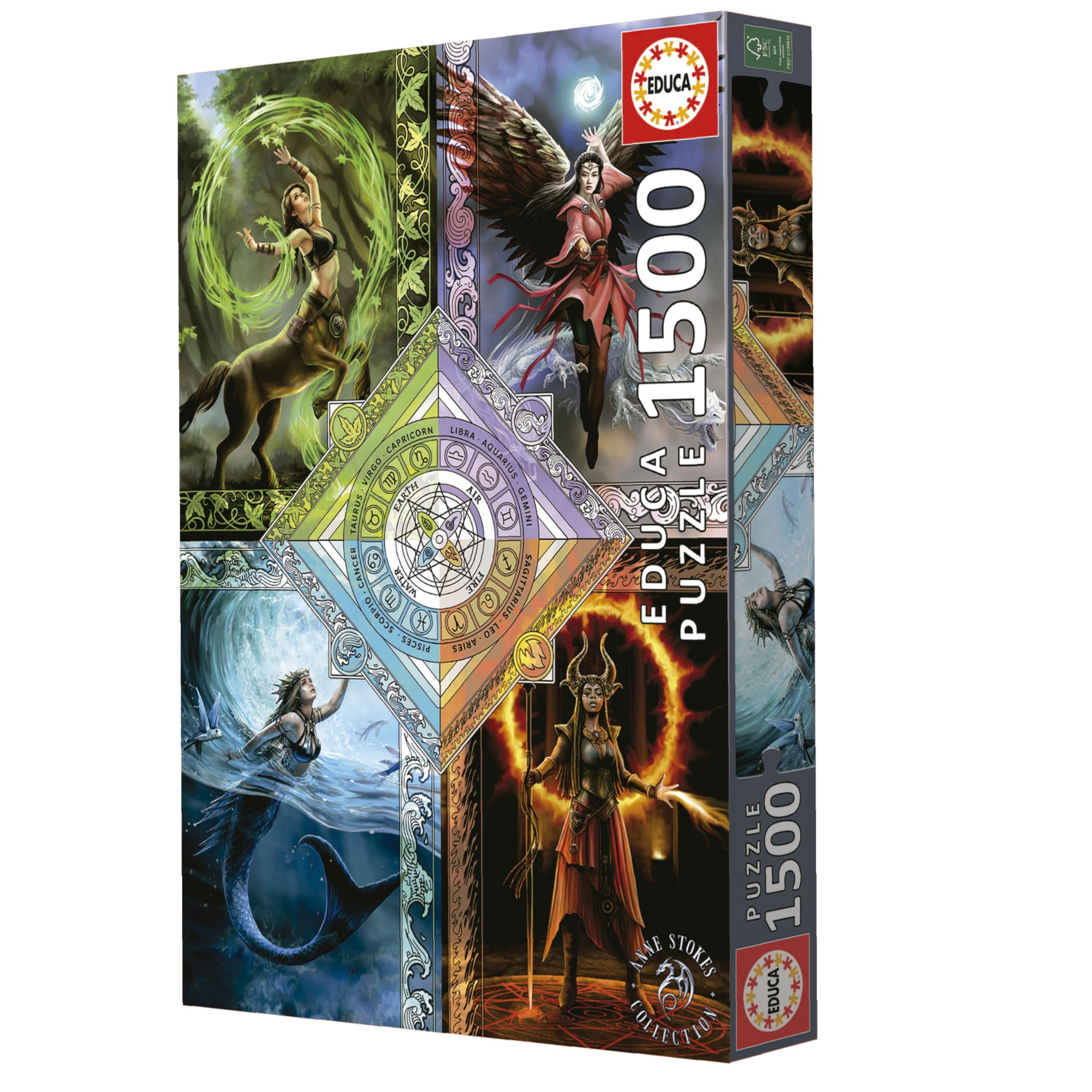 educa-elemental-magic-1500-teile-puzzle-anne-stokes-ab-14 image 6