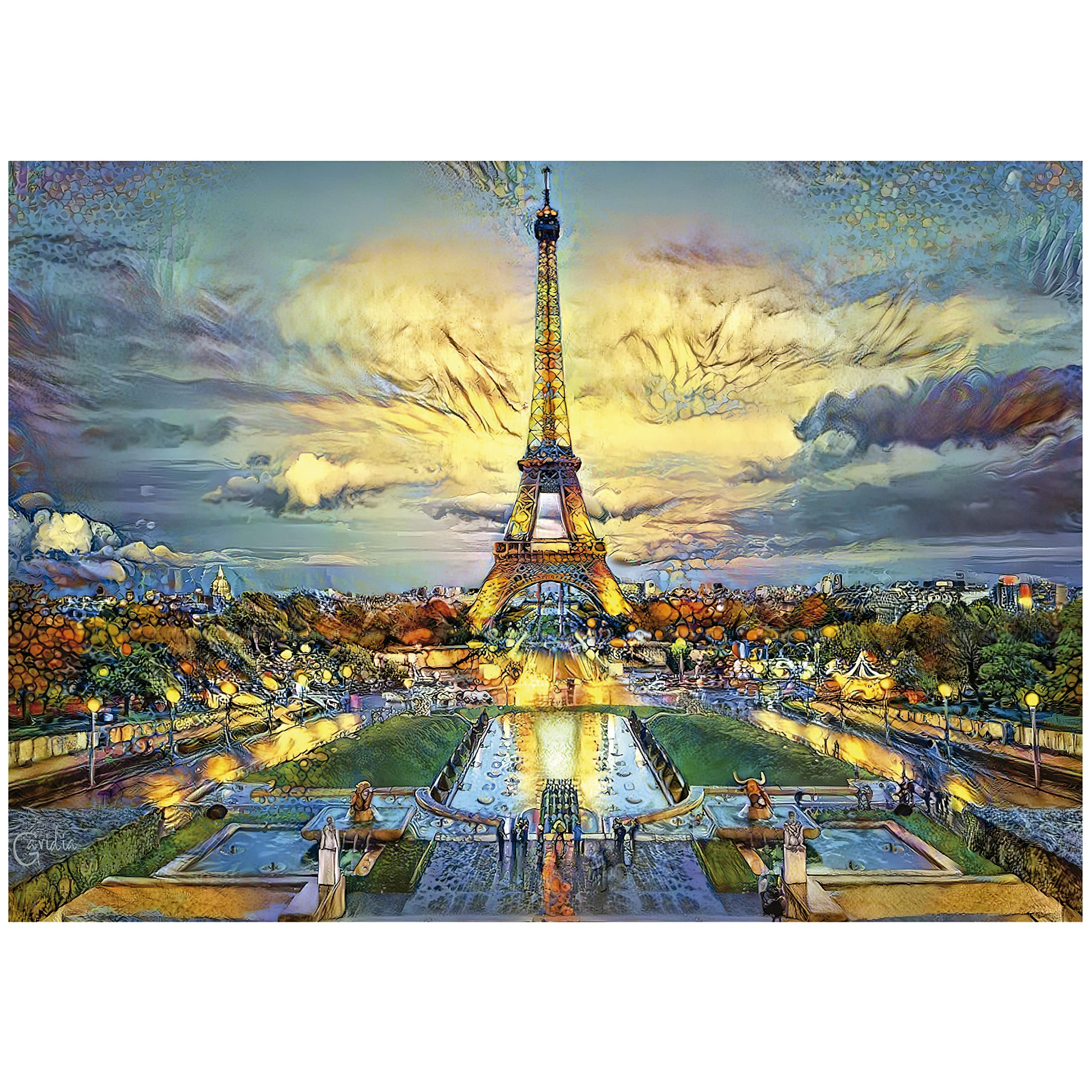 educa-19621-eiffelturm-puzzle-500-teile-paris image 2