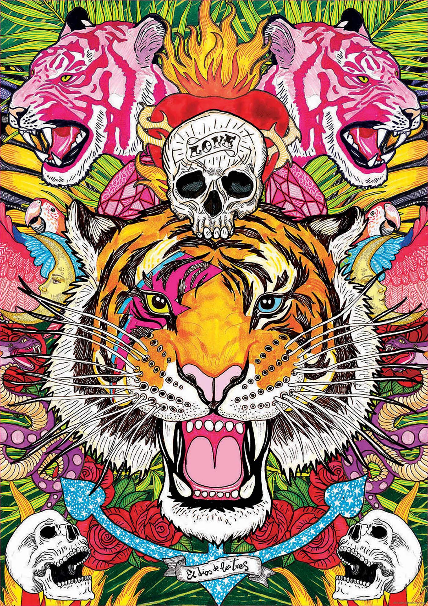 educa-extase-1000-teile-puzzle-tiger-ab-10-jahren image 2