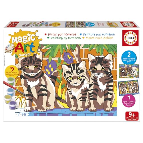 educa-magic-art-number-malen-nach-zahlen-k-tzchen-welpen-20299 image 7