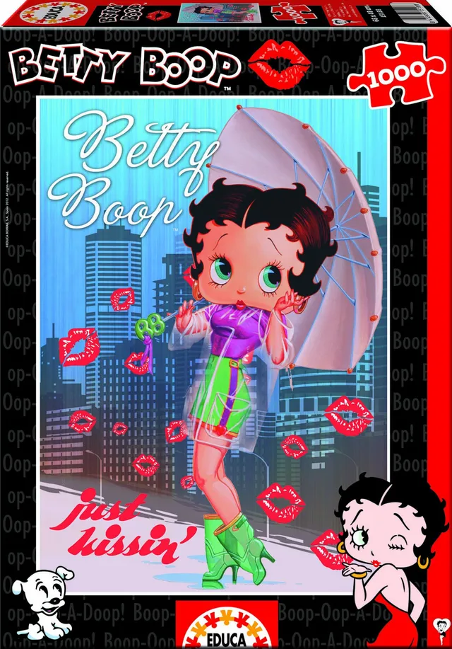 educa-betty-boop-puzzle-1000-teile-15188-retro-comic image 1