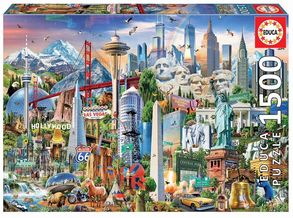 educa-wahrzeichen-amerika-puzzle-1500-teile-ab-14-jahren image 1